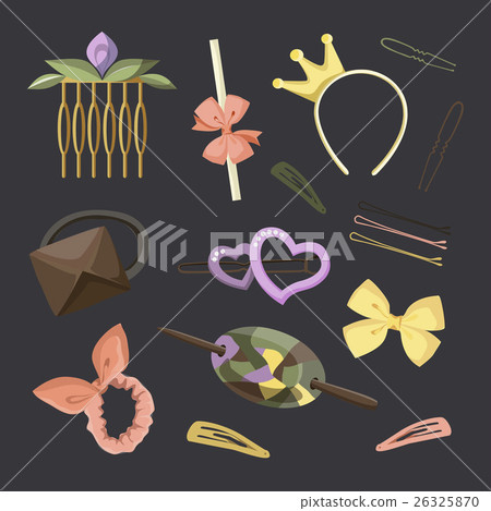 Hair Accessories Object Set 26325870