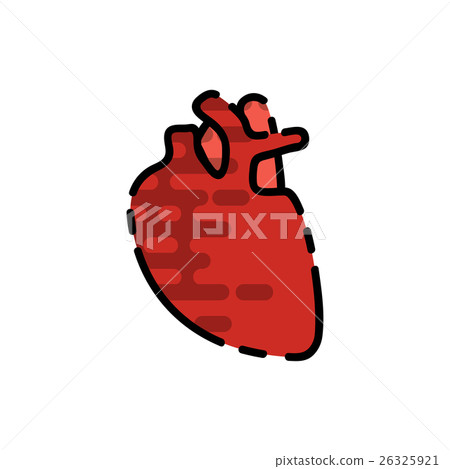 Human organ flat icon 26325921