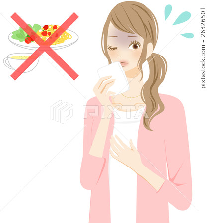 過敏性疾病的女人 26326501