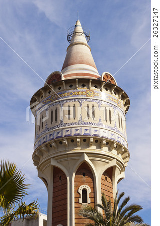 Water tower in Barceloneta Park in Barcelona 26327147