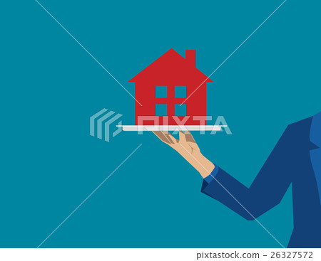 Plate with red house. Plate with red house. 26327572