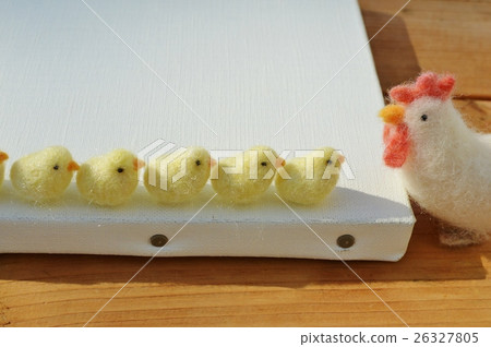 Chickens and chicks and canvas Chickens and chicks and canvas 26327805