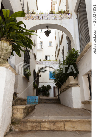 Traditional Spanish street in Roc de Sant Gaieta. Traditional Spanish street in Roc de Sant Gaieta. 26327851