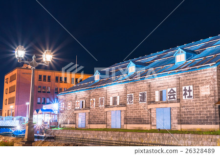 Night view of Otaru Canal Night view of Otaru Canal 26328489