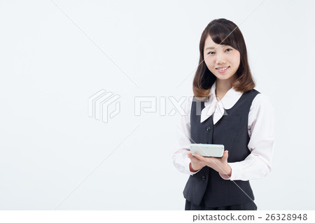 OL with tablet 26328948