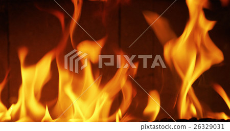 close up photo of flames in a fireplace close up photo of flames in a fireplace 26329031