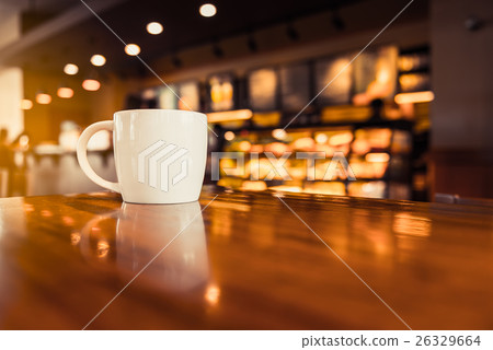 coffee cup in coffee shop coffee cup in coffee shop 26329664
