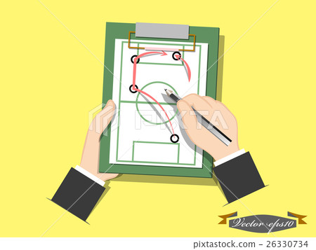 graphic design concept vector of football plan graphic design concept vector of football plan 26330734