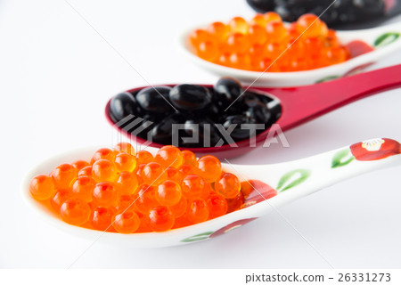 Ikura black bean astragalte served Ikura black bean astragalte served 26331273