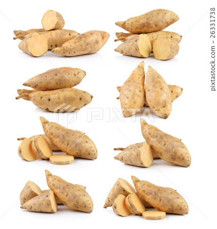 Sweet potato isolated on white background 26331738