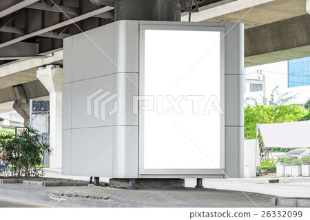 Billboard advertising white blank Billboard advertising white blank 26332099