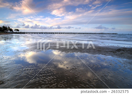 Australia Landscape : Shorncliffe Beach at sunset 26332575