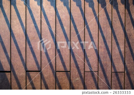 Wooden flat and shadow reflex 26333333