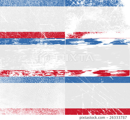 Set of six flags Crimea with old texture. Vector Set of six flags Crimea with old texture. Vector 26333787