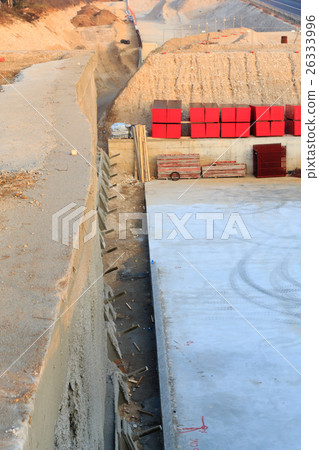 Road construction site Road construction site 26333996
