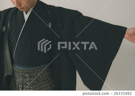 fitting, man's formal divided skirt, japanese clothing 26335992