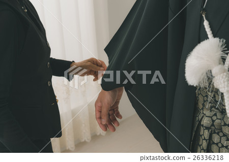 fitting, man's formal divided skirt, japanese clothing 26336218