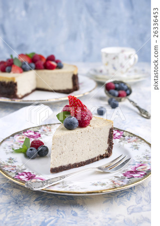 Cheesecake with Fruits 26336453
