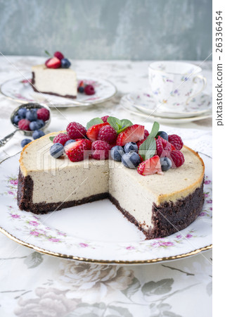 Cheesecake with Fruits 26336454