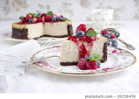 Cheesecake with Fruits 26336456