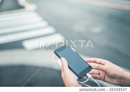 Smartphone and ladies Smartphone and ladies 26338547