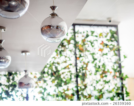 Silver Metal Ceiling Lamp in Ball Shape 26339160