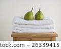 Bath towels and pears 26339415