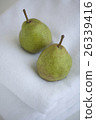 Bath towels and pears 26339416