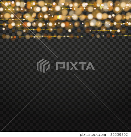 Christmas lights elements background.Glowing light Christmas lights elements background.Glowing light 26339802