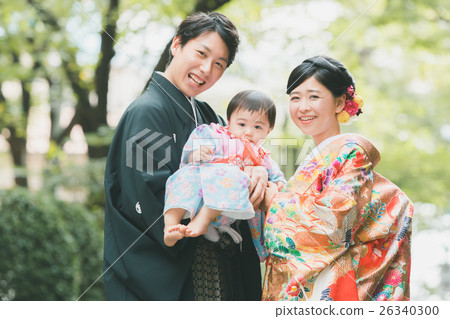 Bridal Couple Bride And Groom Baby Stock Photo 26340300 Pixta