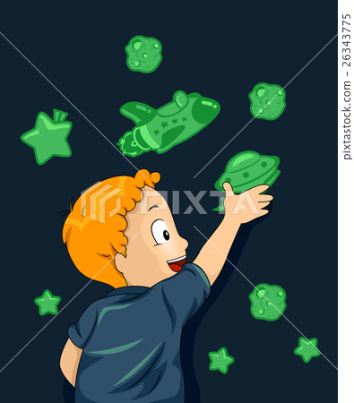 Kid Boy Glow In The Dark Outer Space Kid Boy Glow In The Dark Outer Space 26343775