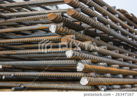 Stack of construction armature 26347167