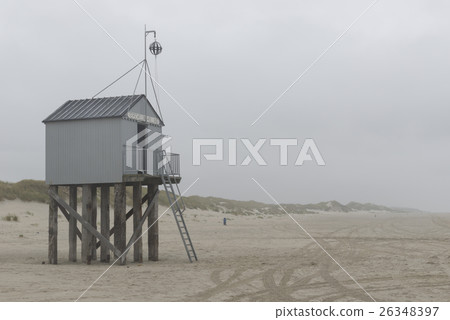Famous sea cottage on Terschelling in Netherlands 26348397