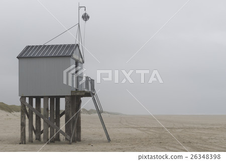 Famous sea cottage on Terschelling in Netherlands Famous sea cottage on Terschelling in Netherlands 26348398