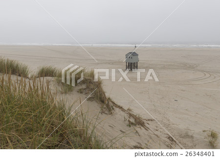 Famous sea cottage on Terschelling in Netherlands Famous sea cottage on Terschelling in Netherlands 26348401