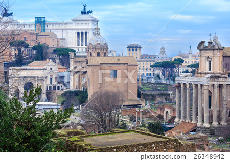 Roman Forum in Rome, Italy. Roman Forum in Rome, Italy. 26348942