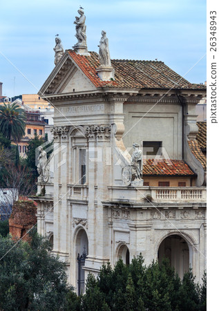 Santa Francesca Romana church in Rome. Santa Francesca Romana church in Rome. 26348943