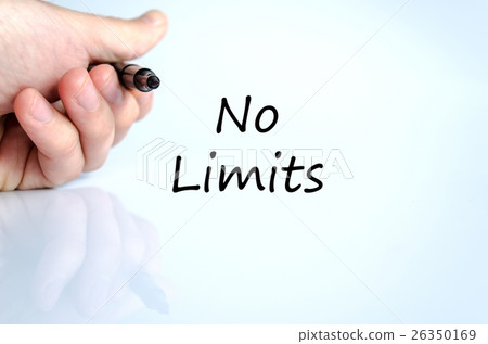 No limits text concept 26350169