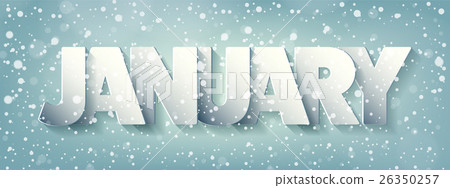 Winter Christmas, xmas new year card. Typography 26350257