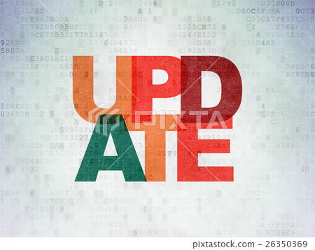 Web development concept: Update on Digital Data Web development concept: Update on Digital Data 26350369