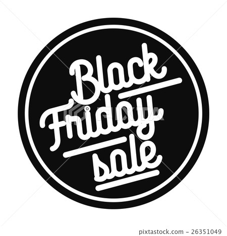 Color vintage black friday sale emblem 26351049