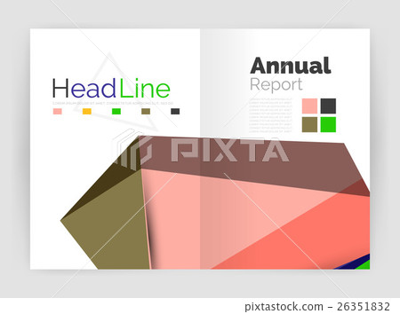 Low poly shapes design for business brochure Low poly shapes design for business brochure 26351832