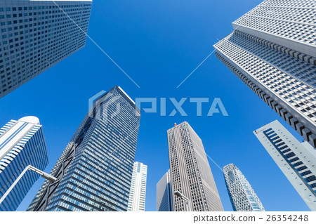東京_新宿_高層建築城市企業形象 26354248