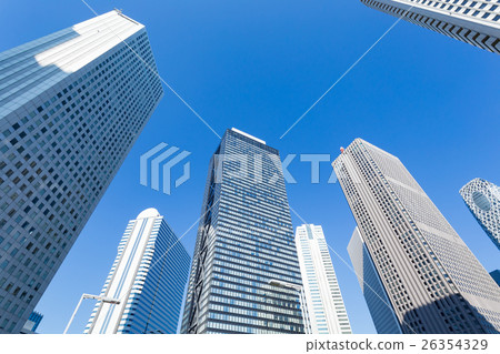 Tokyo _ Shinjuku _ High-rise building city business image Tokyo _ Shinjuku _ High-rise building city business image 26354329