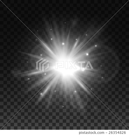 Light flare, star explosion, sunlight background 26354826