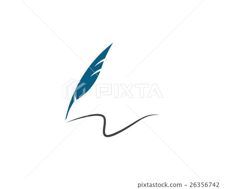 Feather pen Logo Vector Feather pen Logo Vector 26356742