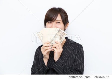 A woman with a lot of money A woman with a lot of money 26360286