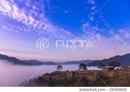 Castle in the sky Dawn of Takeda Castle Unkai Castle in the sky Dawn of Takeda Castle Unkai 26360602