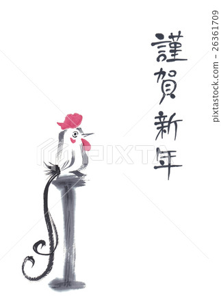 Rooster _ New Year's card 0022 [Ochocho] 26361709