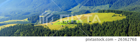 Summer mountain view (Carpathian, Ukraine). Summer mountain view (Carpathian, Ukraine). 26362768